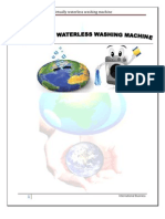 Export and Import Procedure of Innovative Virtually Waterless Washing Machine.