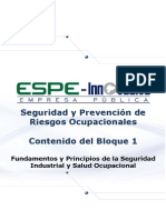 1.1 Fundamentos y Principio de La Seguridad Industrial y Salud Ocupacional