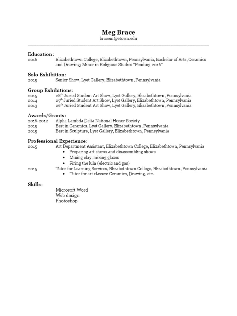 site Resume PDF Pottery Ceramics