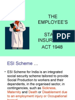 THE Employee'S State Insurance ACT 1948
