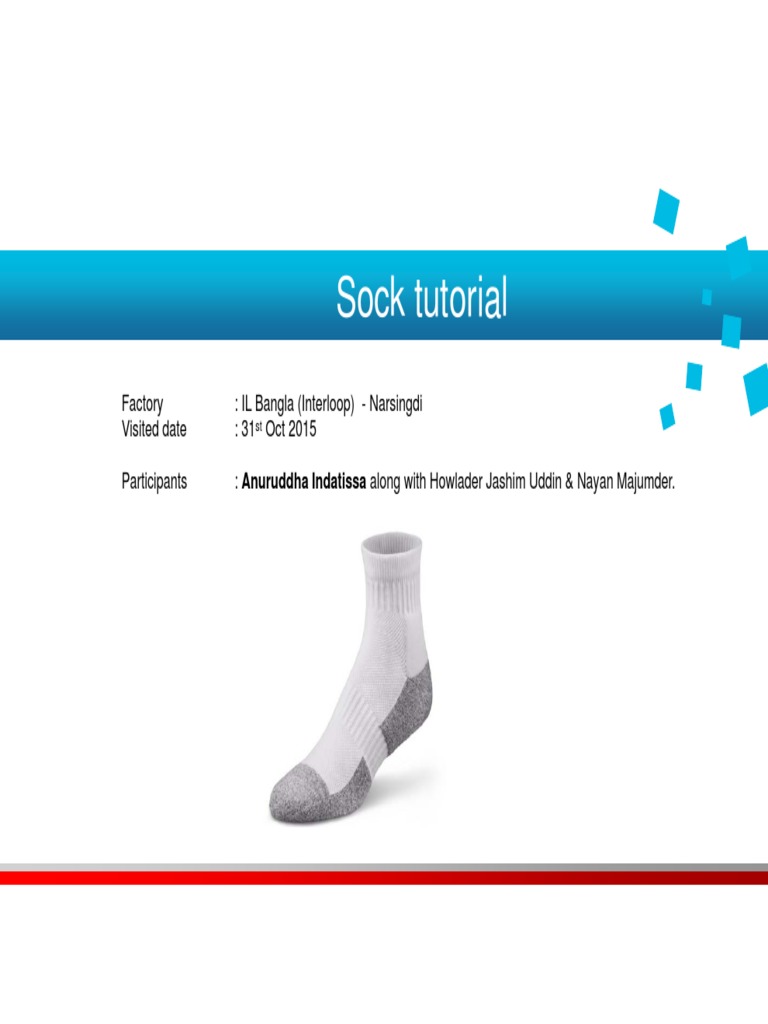 Sock Tutorial | PDF | Sock | Yarn