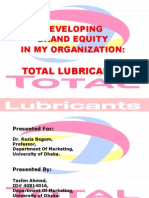 Branding of Total Lub Oil