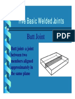 Fi Bi Wlddjit Fi Bi Wlddjit Five Basic Welded Joints Five Basic Welded Joints