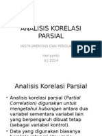 Analisis Korelasi Parsial