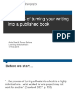 The ABC of Turning Your Writing Into A Published Book