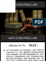 Anti Cheating