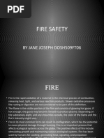 Fire Safety: by Jane Joseph Dosh509Ft06