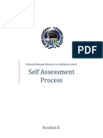 Booklet II - Self Assessment Process