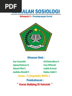 Download MAKALAH SOSIOLOGI Bullying by Ivan Affriandi SN290160407 doc pdf