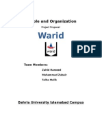 Warid: People and Organization