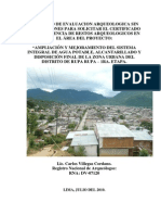 Proyecto Evaluacion Tingo Maria, Casco Urbano