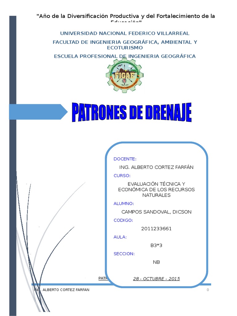 Patrones de Drenaje Radial | PDF | Roca (geología) | Río