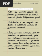 1º Lista de Exercícios Tubulação - Resolvida.pdf