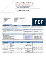 PT Gracia Ocean Global: Curriculum Vitae