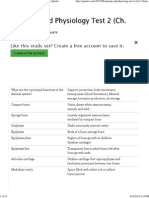 Anatomy and Physiology Ch 4 to 7 Flash Cards