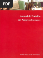 Manual de Trabalho Em Arquivos Escolares