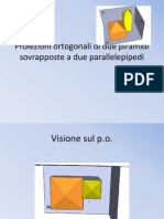 Proiezioni Ortogonali Di Due Piramidi Sovrapposte A Due Parallelepipedi Presentazione PDF