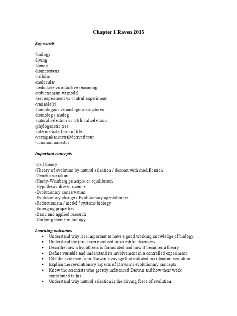 Chapter 1 Appendix Fall 2013 | PDF