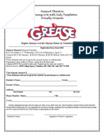 Grease 2016 Registration