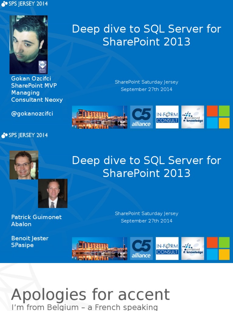 Deep Dive To SQL Server For 2013 SharePoint | Download Free PDF | Share ...