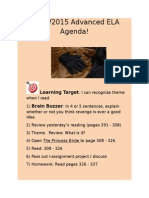 November 18 2015 Advanced Agenda Theme