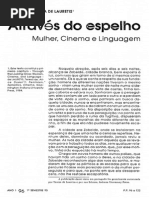 LAURETIS, Teresa De - Através do espelho. Mulher, cinema e linguagem