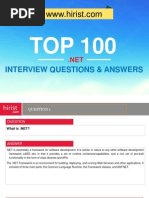 Top 100 .NET Interview Questions