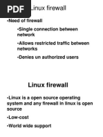 Linux Firewall