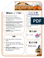 Chalfants October 27 Kindergarten Newsletter