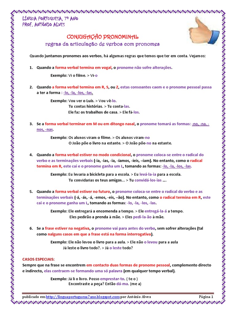 Como conjugar pronomes e verbos (be, have, do) - Gramática - GCFGlobal  Idiomas