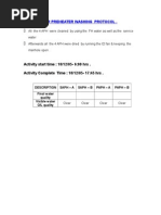 Air Preheater Washing Protocol