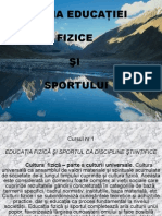 Teoria educatiei fizice si sportului