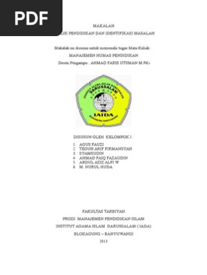 Makalah Iaida Blokagung Banyuwangi