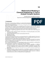 Mathematical Modeling in Chemical Engineering
