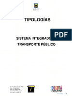 Tipologias de Buses Manual de Operaciones de Transmilenio S.A