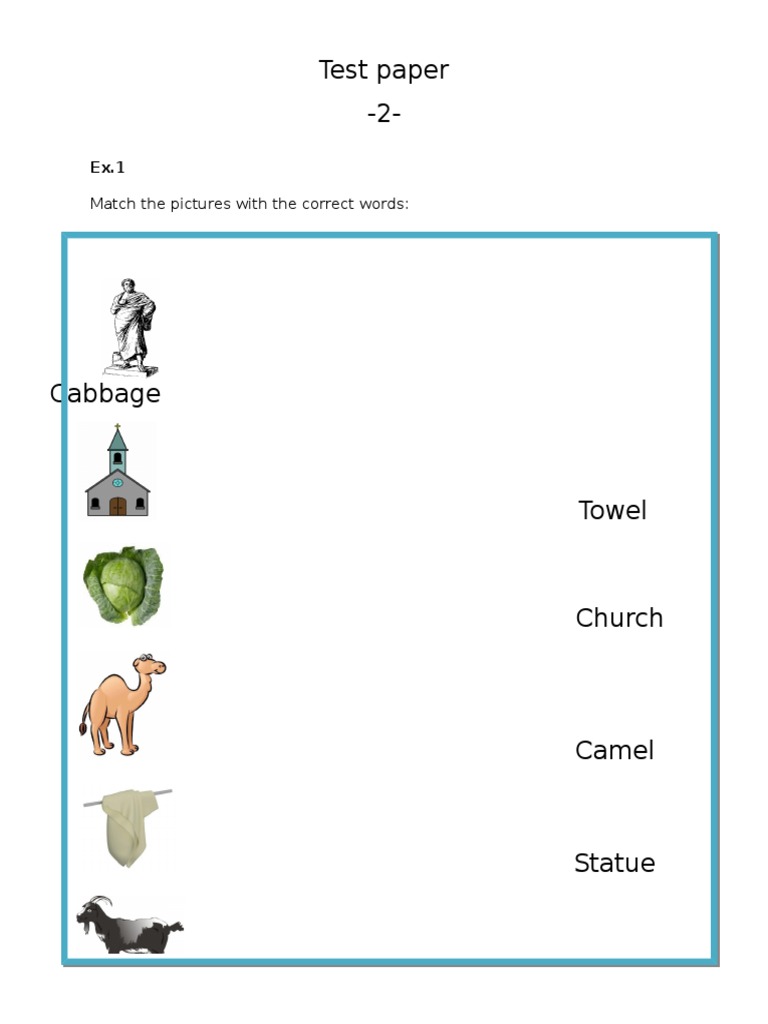 Test Paper 2 Activities | PDF | Home & Garden | Art