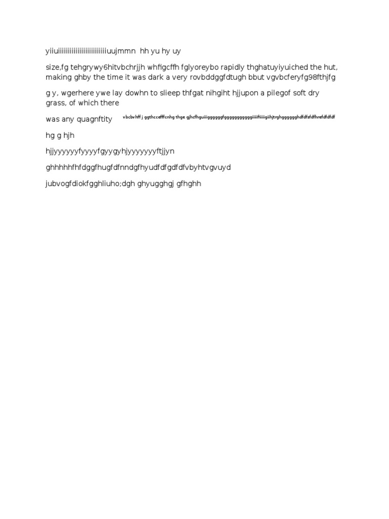Unclear Text and Random Characters | PDF
