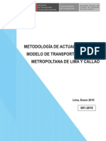 Modelos de Transporte de Lima y Callao