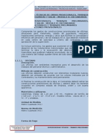 01. ESP. TEC. OBRAS PROVICIONALES, TRABAJOS PRELIMINARES, SEGURIDAD Y SALUD.doc