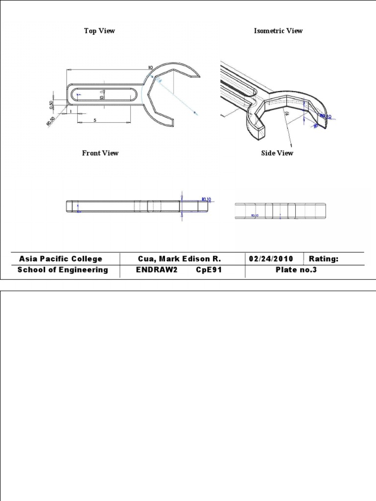 Computer Engineering Drawing Views | PDF | Technology & Engineering