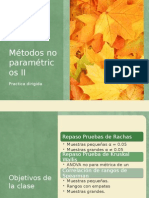 Métodos No Paramétricos II