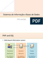 Sistemas de Informação e Bases de Dados: PHP and SQL