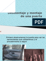 Desmontaje y Montaje de Una Puerta