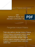 Sekilas Hukum Pidana