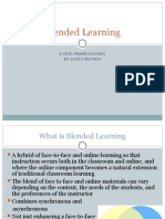 Blended Learning: A Cetl Presentation by Anita Manion