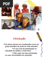 os idosos e e educação