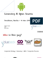Droidcon: Licensing and Open Source
