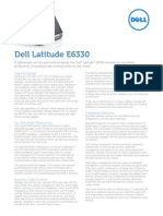 Dell Latitude e6330 Spec Sheet