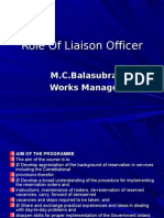 Role of Liaison Officer