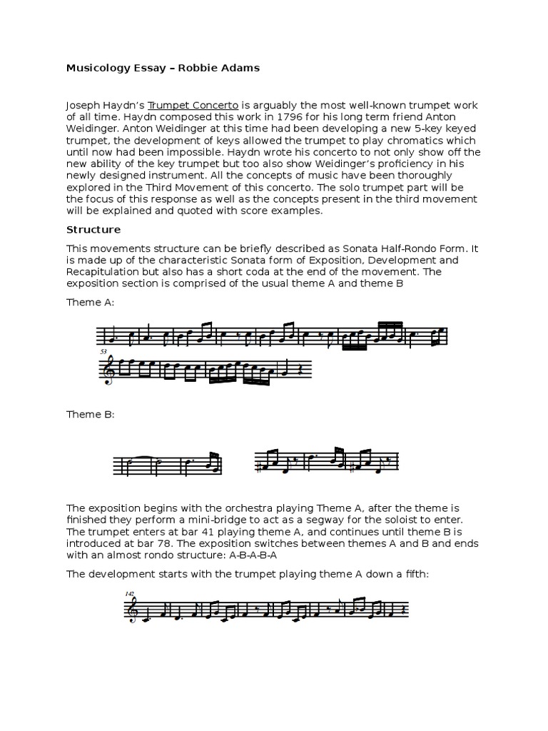 music classification essay